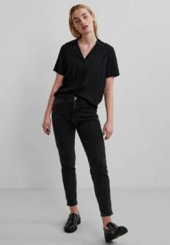 Pieces Pcolivia - Overhemdblouse - Black -Pieces 41f2fa927e40436a91b947ad240bcb1b