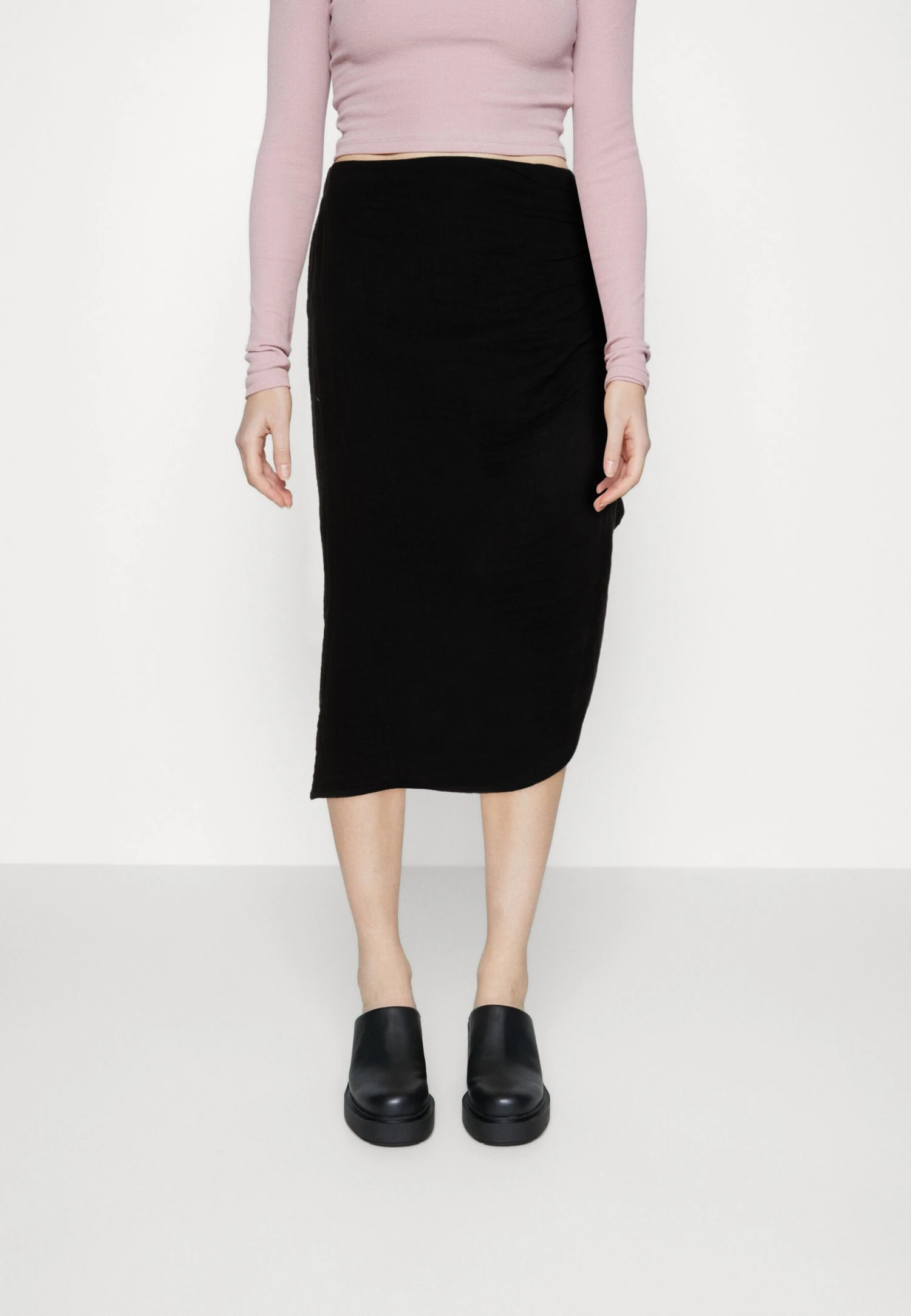 Pieces Pcstina High Slit Skirt - Kokerrok - Black 3 Pieces Pcstina High Slit Skirt - Kokerrok - Black