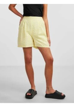 Pieces Højtaljede Shorts Pckinley - Shorts - Mellow Yellow