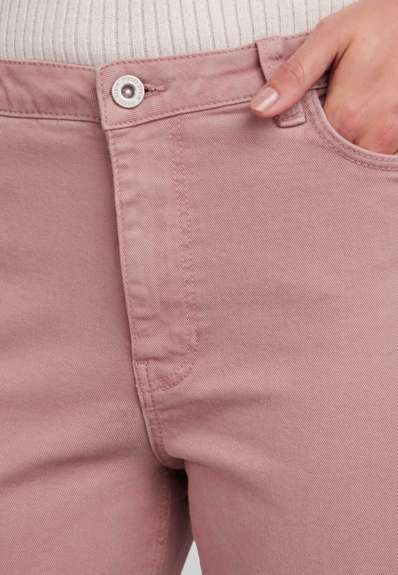 Pieces Kesia Mom Hw Ank Jns Noos Bc - Slim Fit Jeans - Woodrose 6 Pieces Kesia Mom Hw Ank Jns Noos Bc - Slim Fit Jeans - Woodrose - Afbeelding 4