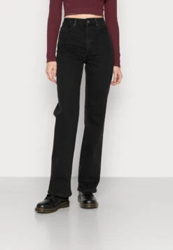 Pieces Pcholly Wide- Relaxed Fit Jeans - Black