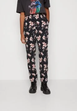 Pieces Pcliliana Pant - Broek - Sky Captain/Flower