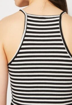 Pieces Pcostina Strap - Top - Bright White/Black -Pieces 4ee491076218427d9ffb15a61bfa704e