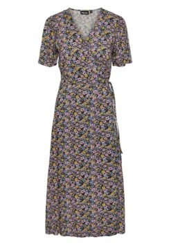 Pieces Pcline Ss Wrap Midi Kac Pwp - Jurk - Black -Pieces 515a844847d94687a6d8281d5872c810
