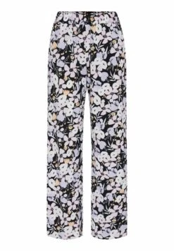 Pieces Mit Weitem Bein Pcmoana - Broek - Black -Pieces 520752de32b64f6e8a5f114274808466