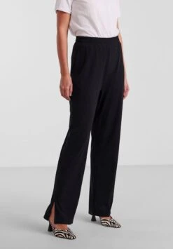 Pieces Pckylie Mw Slit Noos - Broek - Black
