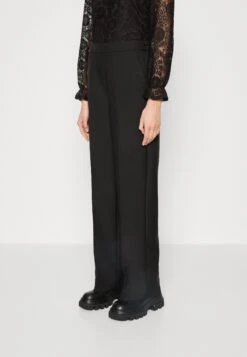 Pieces Pcneva Wide Pants- Broek - Black