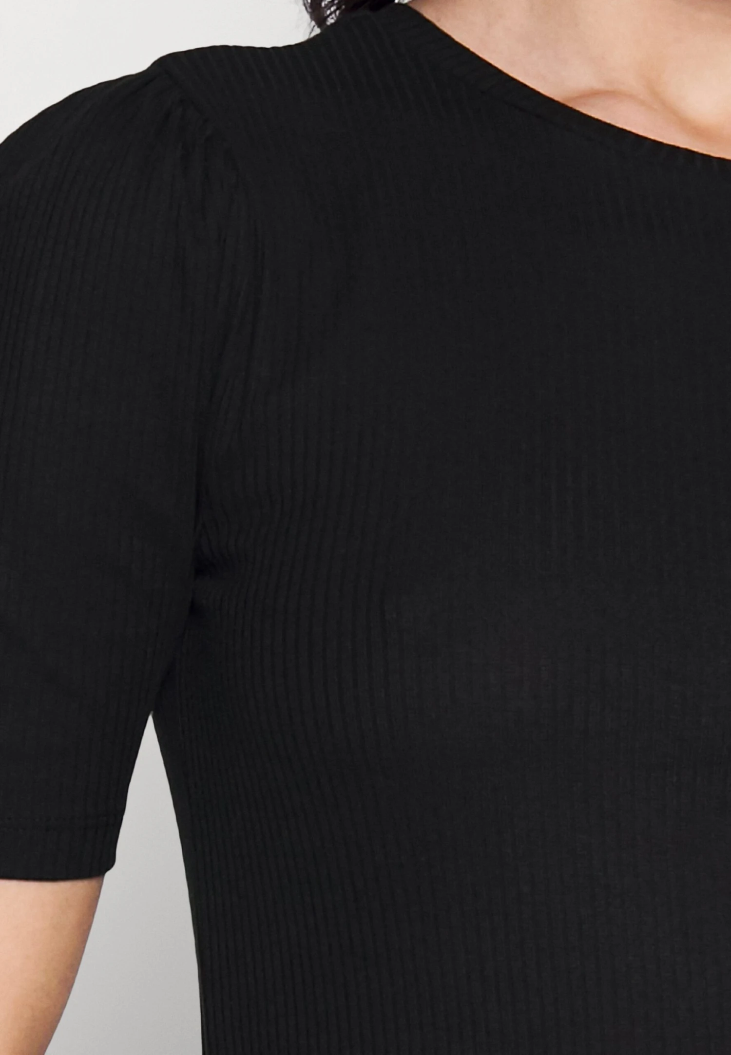 Pieces Petite Pcruka Puff - T-Shirt Basic - Black 8 Pieces Petite Pcruka Puff - T-Shirt Basic - Black - Afbeelding 6