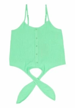 Pieces Luna Strap Knot Sa Bc - Top - Verde