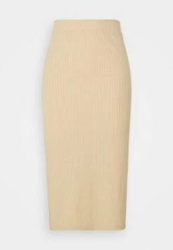 Pieces Petite Pckylie Midi Skirt- Kokerrok - Irish Cream -Pieces 5a7c9dfb99c94459ac82aac7ec8b3db2