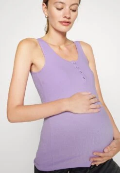 Pieces Maternity Pmkitte Tank - Top - Lilac -Pieces 5bd4373f3af14ad9856d309abdfafbe0