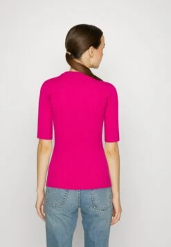 Pieces Pccrista 2/4O-NeckNoos Bc - T-Shirt Basic - Beetroot Purple -Pieces 5f47696e9e3549e0887435bd74a488b1