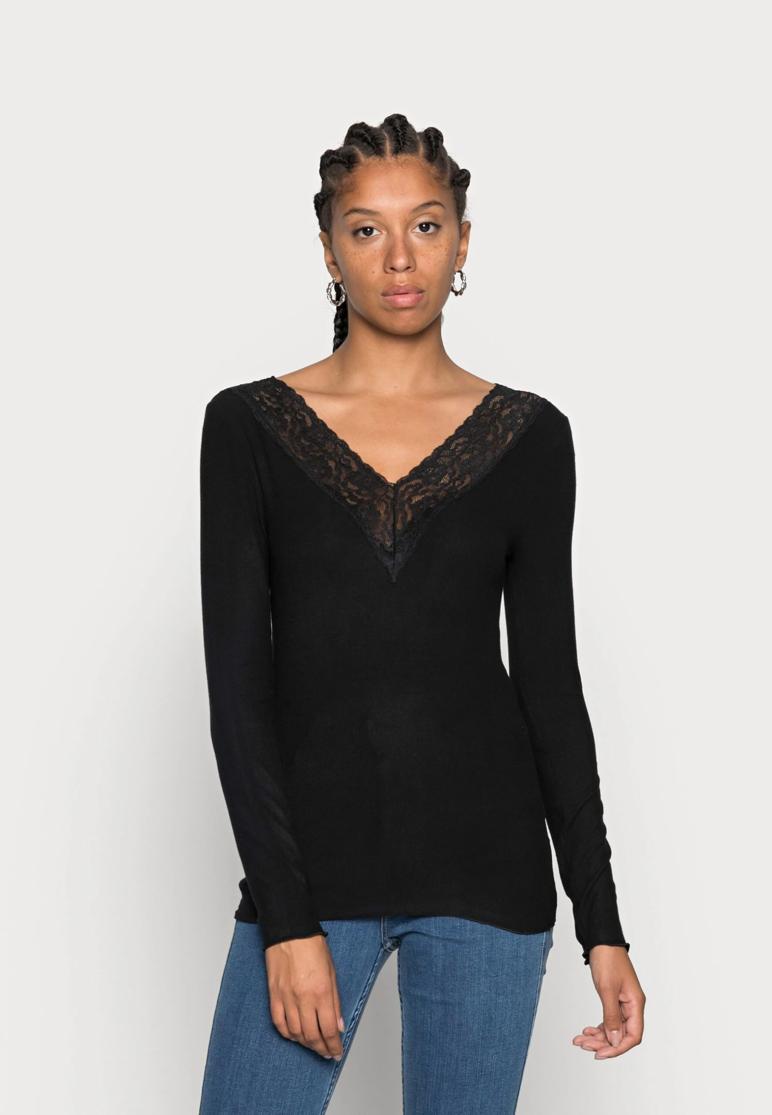 Pieces Pcsiri - Longsleeve - Black 3 Pieces Pcsiri - Longsleeve - Black