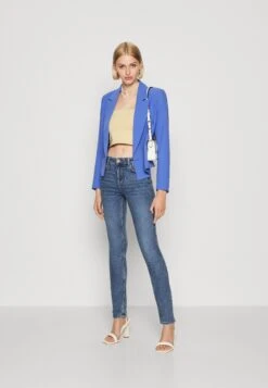 Pieces Pcnunna - Slim Fit Jeans - Medium Blue Denim -Pieces 674f9a9de85640169ed481b62da89f1d