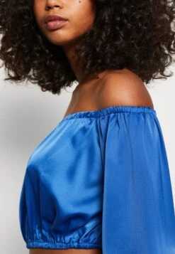 Pieces Pcmari Off Shoulder- Blouse - Mazarine Blue -Pieces 67ffef7aec394e4a857cb55fd6aab1a3