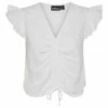 Pieces Mit Kurzen Ärmeln Pcmilano - Blouse - Bright White -Pieces 6842267fc38d447489dbc5742b11aa3e