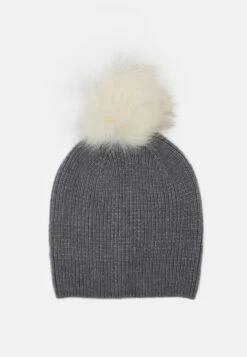 Pieces Pcbina Hood- Muts - Medium Grey Melange