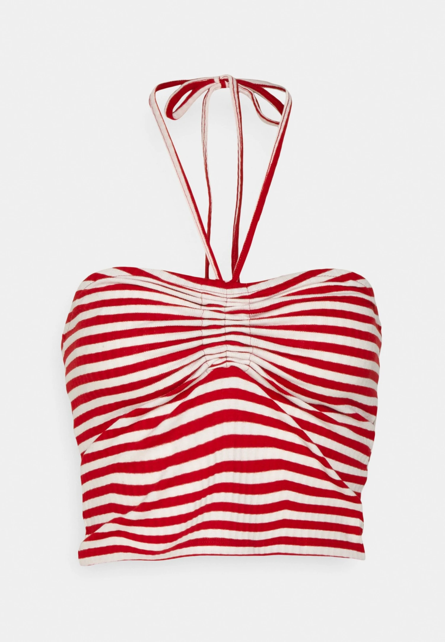 Pieces Pclaya Cropped Tie Tube - Top - High Risk Red/Bright White 6 Pieces Pclaya Cropped Tie Tube - Top - High Risk Red/Bright White - Afbeelding 4