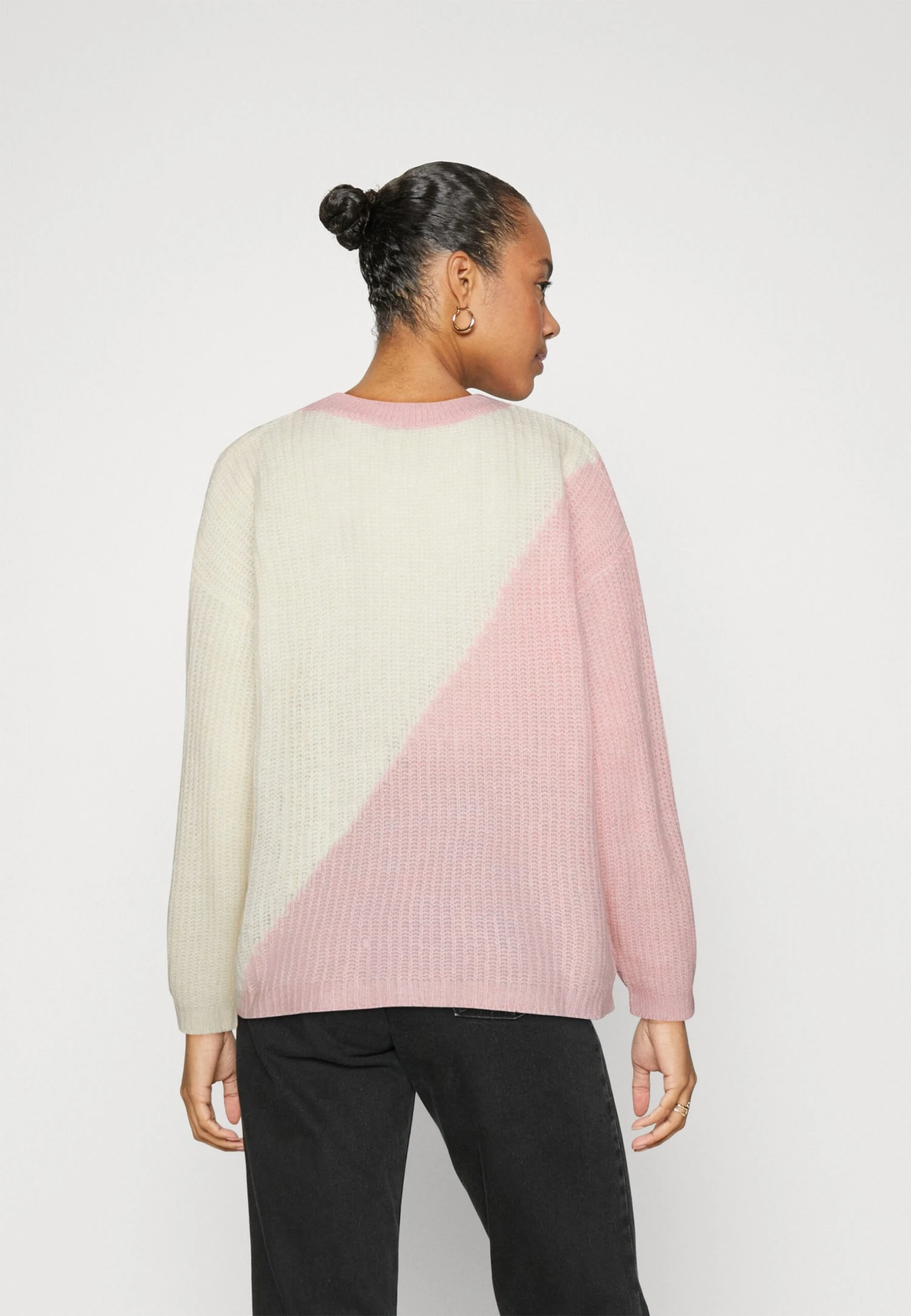 Pieces Pcnille- Trui - Rose Shadow/Antique White 5 Pieces Pcnille- Trui - Rose Shadow/Antique White - Afbeelding 3