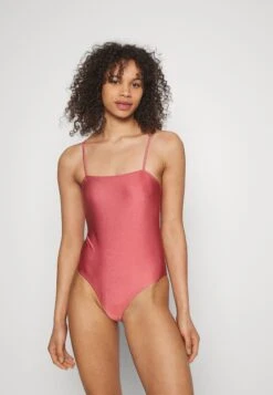 Pieces Pcbirte Shiny Swimsuit- Badpak - Marsala