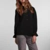 Pieces Pcofelina - Overhemdblouse - Black -Pieces 6bd64c06c9204042a267fdd2a90bd57e
