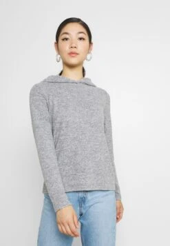 Pieces Pcpam- Hoodie - Light Grey Melange