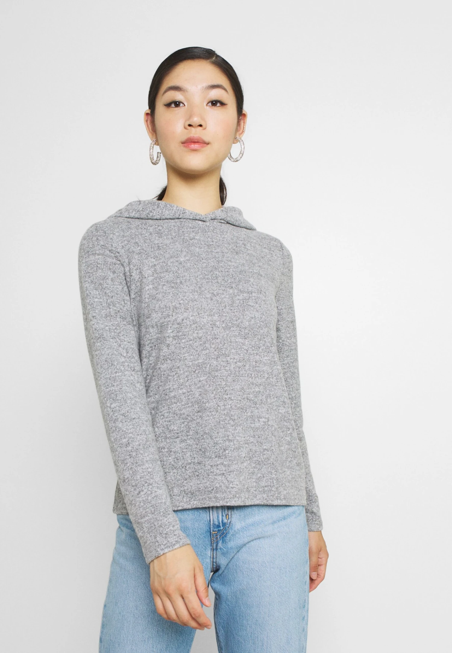 Pieces Pcpam- Hoodie - Light Grey Melange 3 Pieces Pcpam- Hoodie - Light Grey Melange