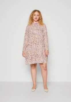 Pcbernice Shirt Dress- Jurk - Papaya