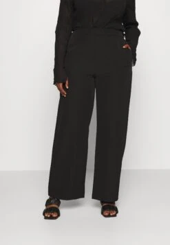 Pcbossy Wide Plain Pant - Broek - Black