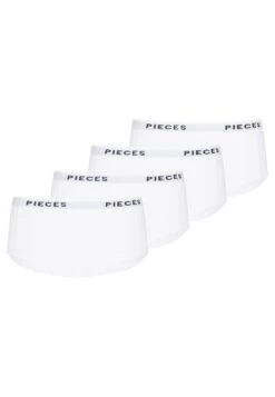 Pieces Pclogo Lady Solid 4 Pack - Onderbroeken - Bright White -Pieces 6f7e47d949c4460ea4b239d4cf8374d5