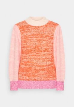 Pieces Pcfelisia High Neck- Trui - Tangerine Tango -Pieces 6fc281f5adb24d45bf92f085e6c60b98