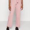 Pieces Petite Pcboss Paperbag Straight Pants - Broek - Woodrose -Pieces 725028bdc8834fceaf11ddcf2e4daecb