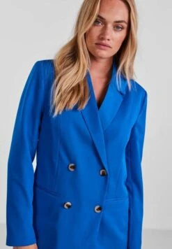 Pieces Pcamalie - Halflange Jas - Princess Blue -Pieces 73884fe5ba614beb89d95743f2bb6b8a