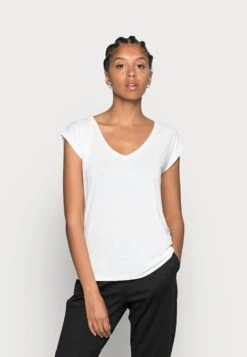Pieces Pckamala Noos Bc - T-Shirt Basic - Bright White