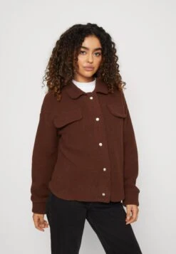 Pieces Pccarmello Jacket - Fleecejas - Chicory Coffee