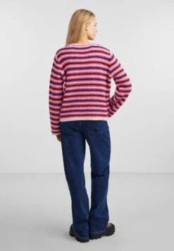 Pieces Nischa Ls O Neck Bc - Trui - Shocking Pink -Pieces 7686c50473324d77976c1e696f50db05