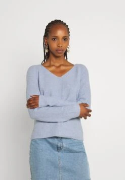 Pieces Pcellen V-Neck- Trui - Blue