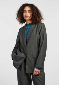 Pieces Pcofelia - Blazer - Dark Grey Melange