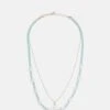 Pieces Pcsoi Combi Necklace - Ketting - Turquoise