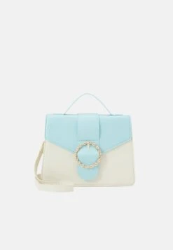 Pieces Pccelina Crossbody - Handtas - Cloud Dancer/Blue