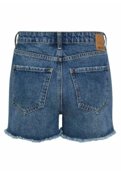 Pieces Pctulla - Jeansshort - Medium Blue Denim -Pieces 7cc88f8a317f456ab3beab3e07fa9dc9