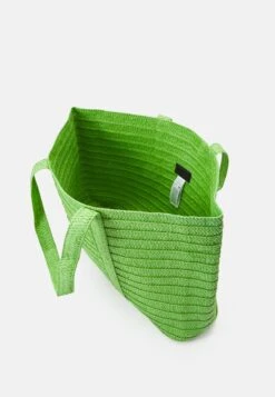 Pieces Pcloma Straw Shopper - Shopper - Poison Green -Pieces 7d5d1550be9a46adac91c5c7fc10094a