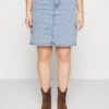 Pcpeggy Skirt- Jeansrok - Light Blue Denim -Pieces 7dc643e1e55f40f4be23f6b95ee09b02