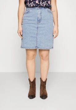 Pcpeggy Skirt- Jeansrok - Light Blue Denim