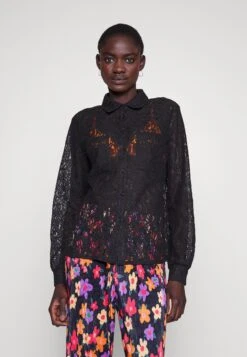 Pcbella- Overhemdblouse - Black