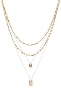 Pieces Pcokia Combi Necklace - Ketting - Gold-Coloured -Pieces 815cab110c3d40bc902eda5e4a4b85b9