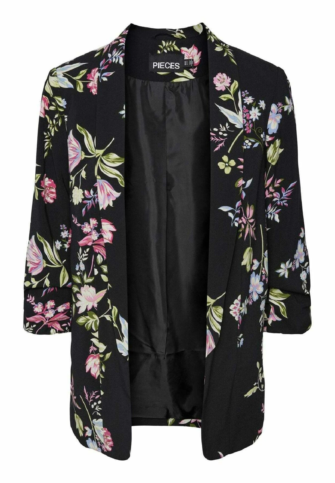 Pieces Halflange Jas - Nero 7 Pieces Halflange Jas - Nero - Afbeelding 5