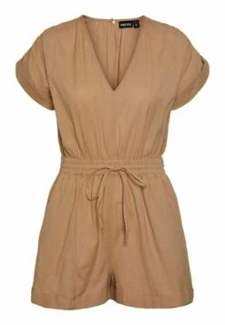 Pieces Pcleena - Jumpsuit - Mottled Dark Brown -Pieces 8286d993409c42d19b4711aa2fbb13f4