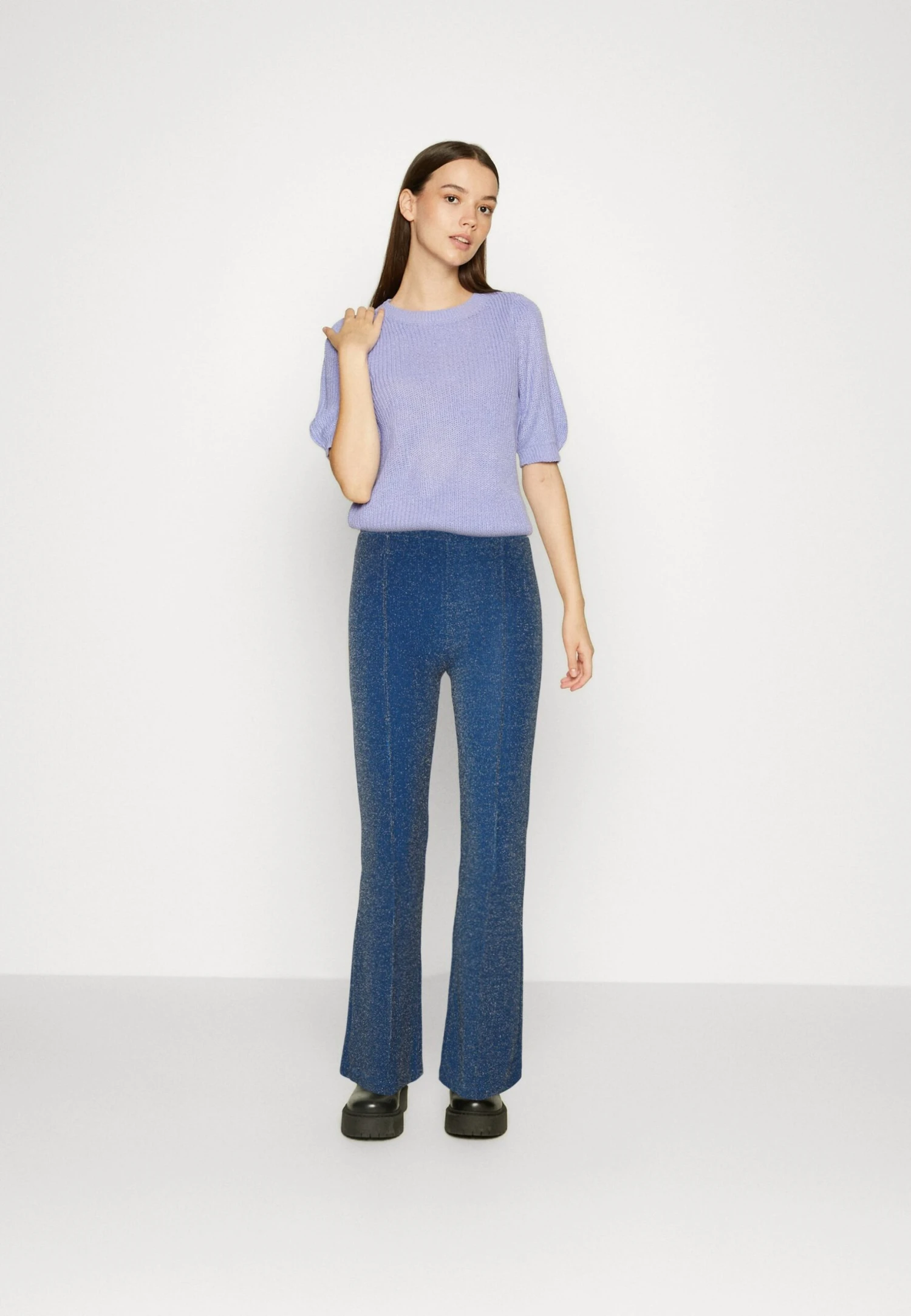 Pieces Pclina Flared Pant - Broek - Princess Blue 4 Pieces Pclina Flared Pant - Broek - Princess Blue - Afbeelding 2