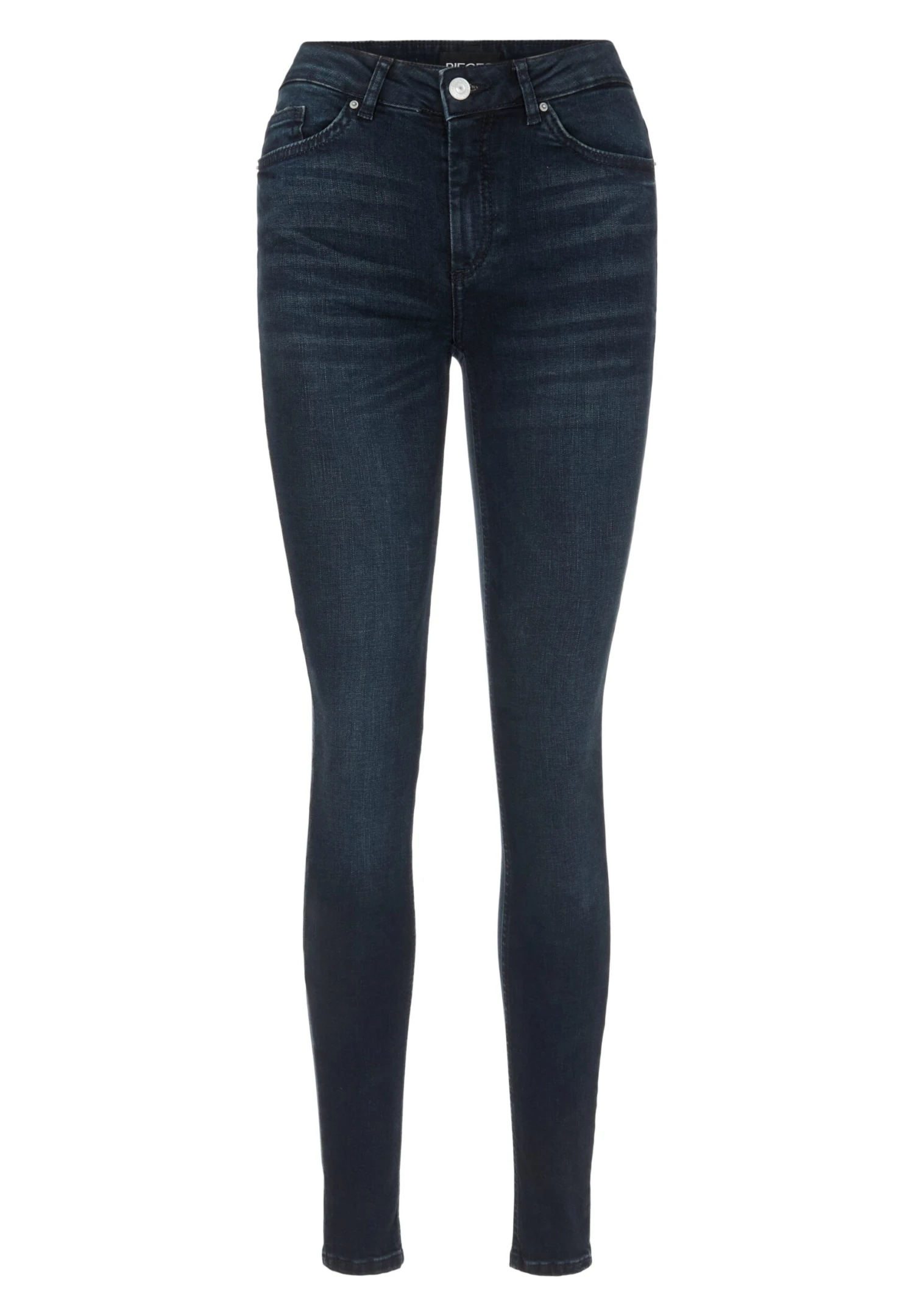 Pieces Jeans Skinny Fit - Dark Blue Denim 5 Pieces Jeans Skinny Fit - Dark Blue Denim - Afbeelding 3